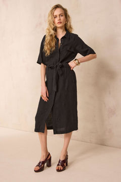 Picture of STRAIGHT LINEN FLOWY DRESS BETANIE